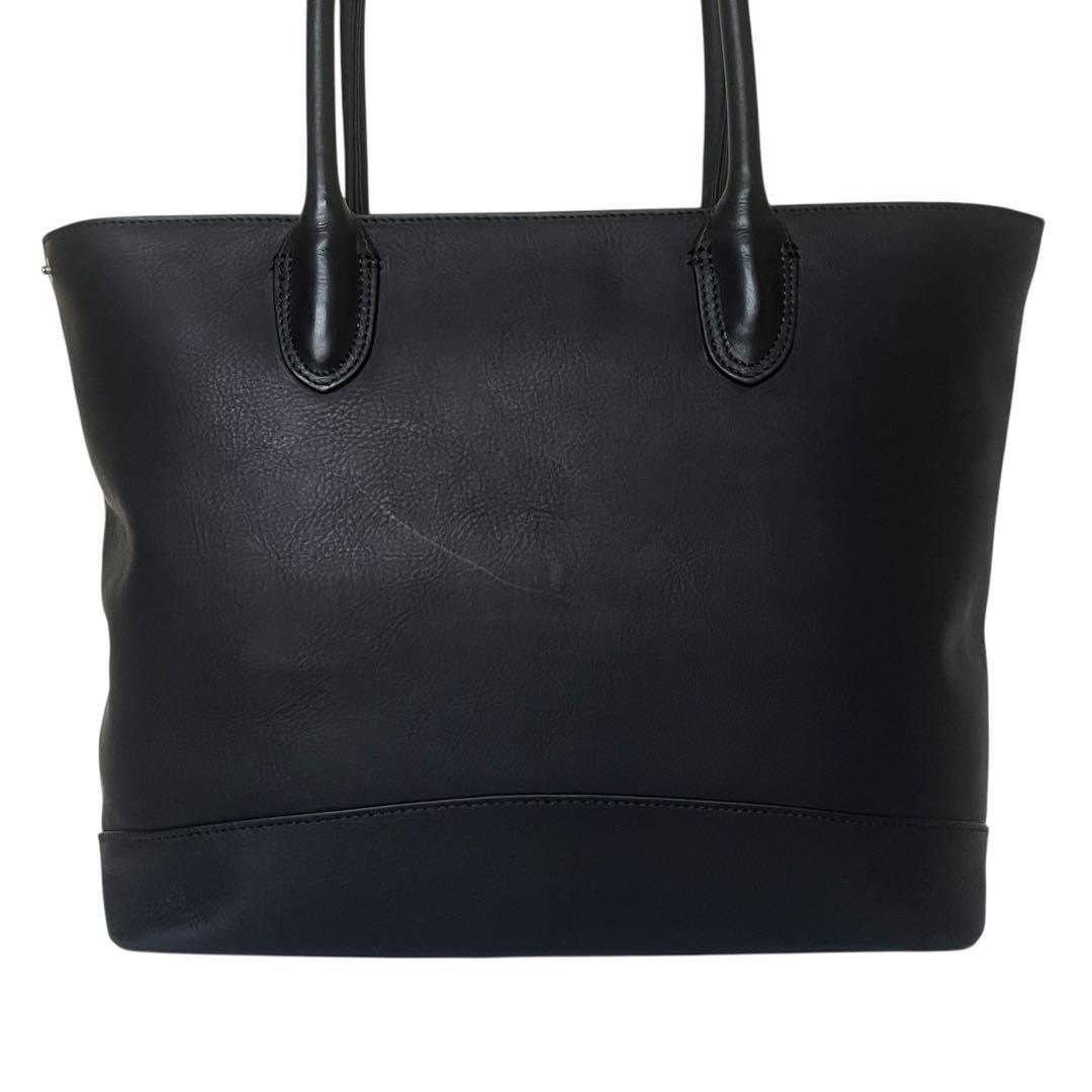 【極美品】epe ベジタブルタンニンレザー スタンダードトート 底鋲 肩掛け 黒