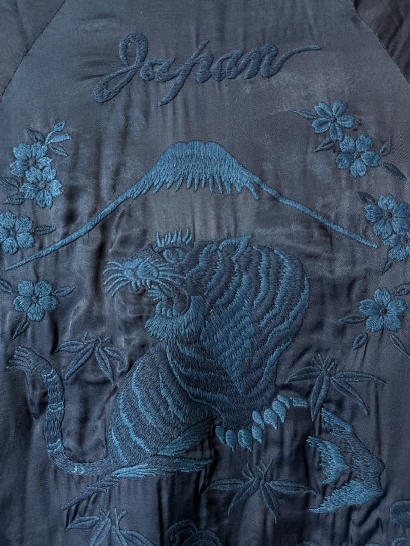 BLUE BLUE JAPANブルーブルージャパン 刺繍スカジャン インディゴ2
