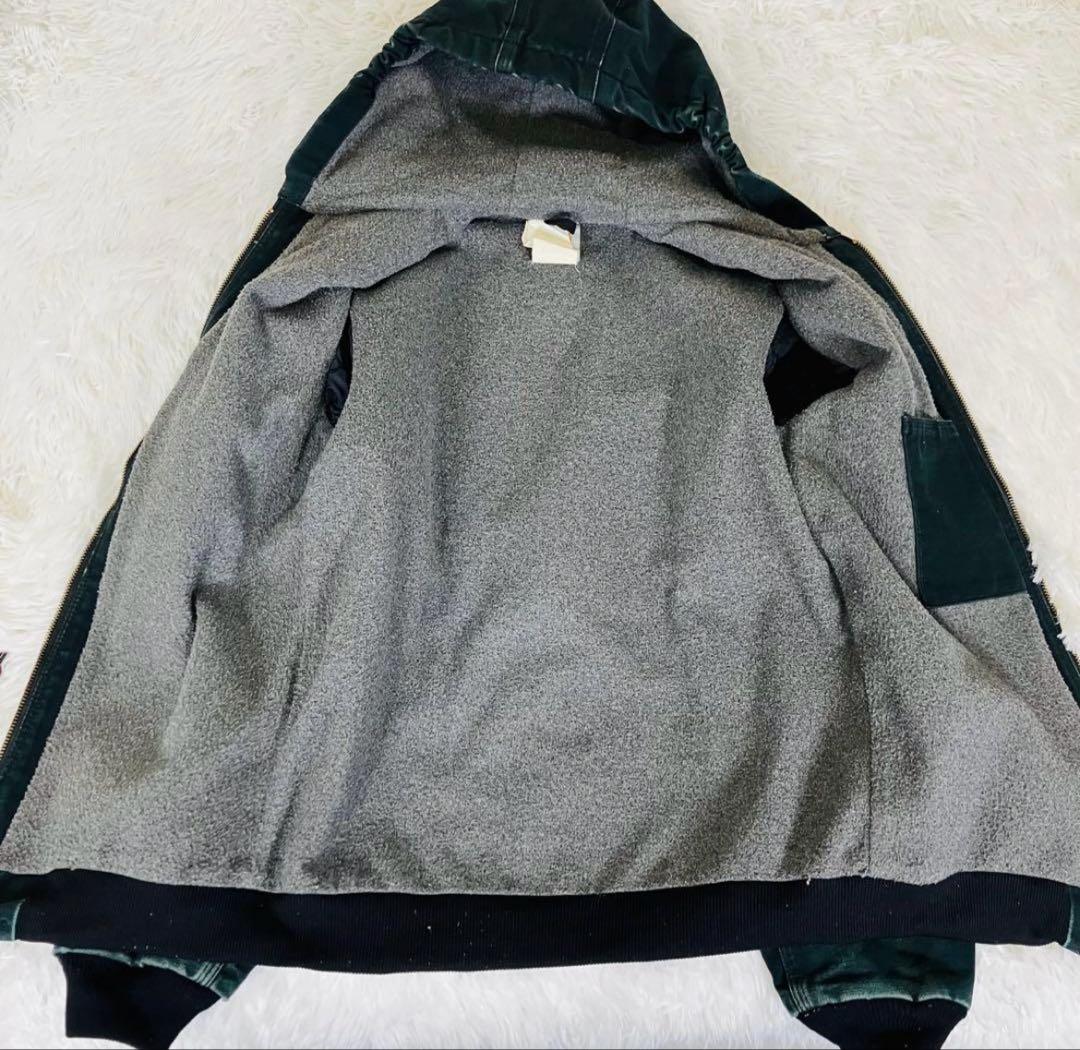 Carhartt アクティブジャケット ブラック 短丈 古着 デトロイト