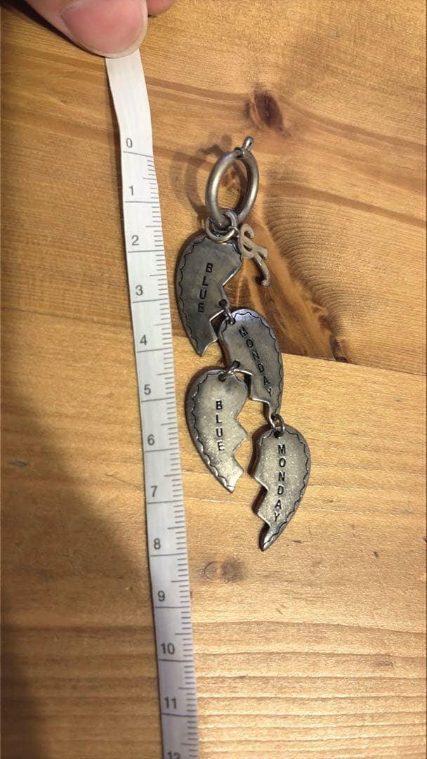 Raf Simons BLUE MONDAY シルバー チャーム