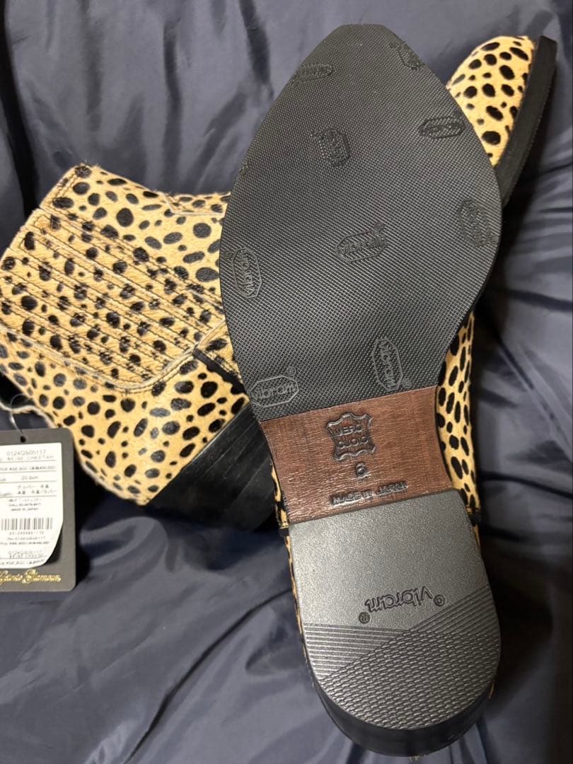 新品 ヒステリックグラマー チーター ヒョウ柄ブーティ 23.5cm