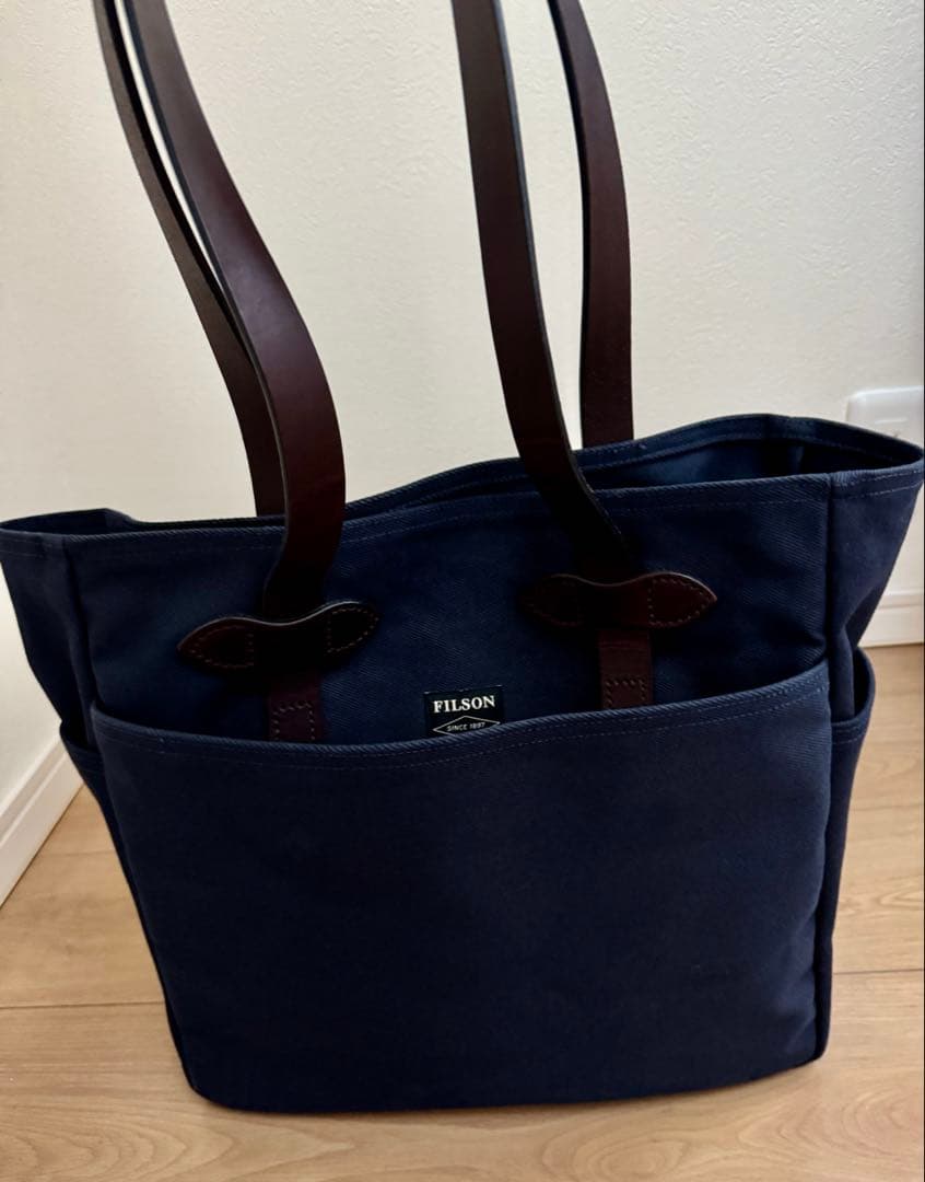【ほぼ未使用】FILSON フィルソン トートバッグ ラギッドツイル ネイビー