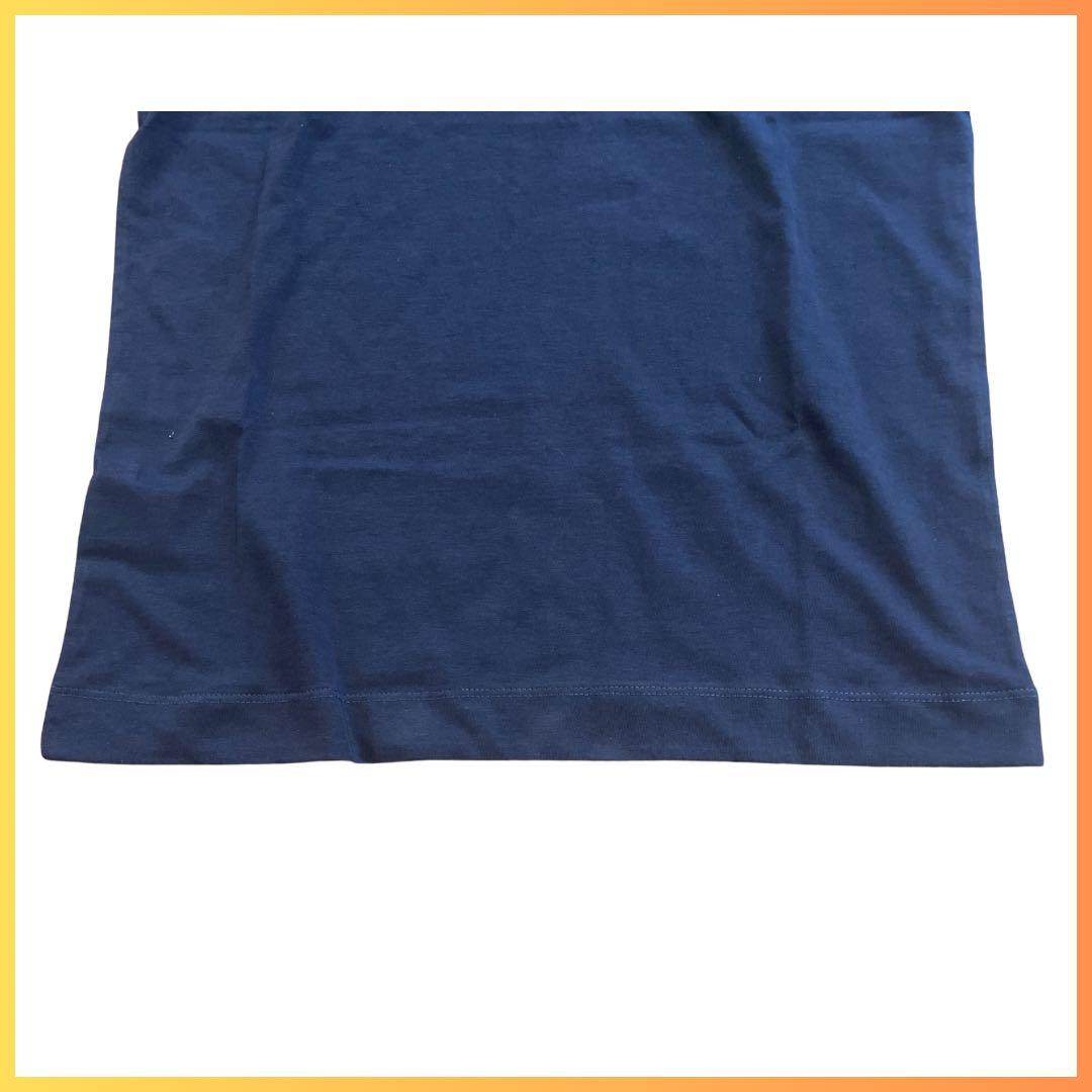 【新品】大人もOK MARNI シャツ 半袖 ロゴ ダークネイビー 12Y