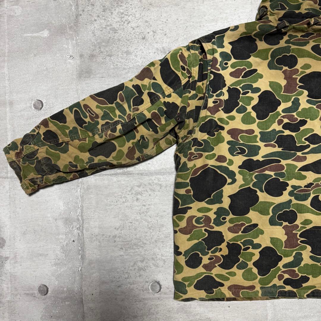 80s マウンテンパーカー ハンティングジャケット ダックハンターカモ カモ柄