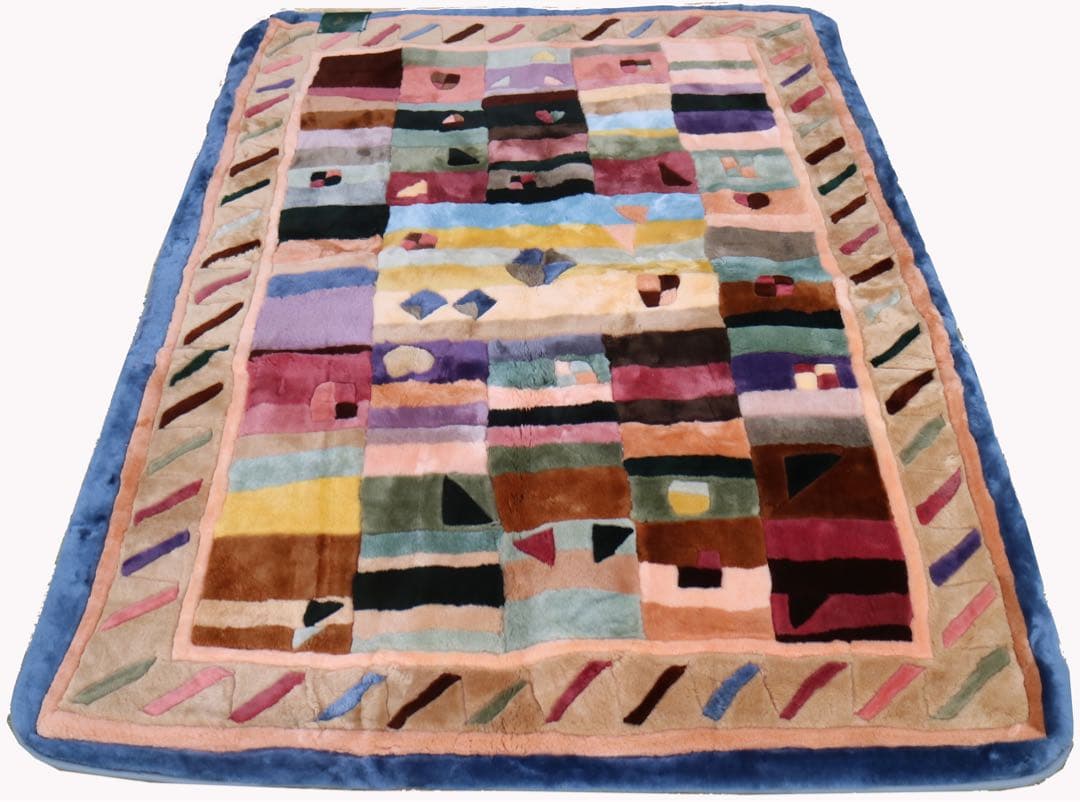 ムートンラグ．シーツ　140cm x 200cm 高級品