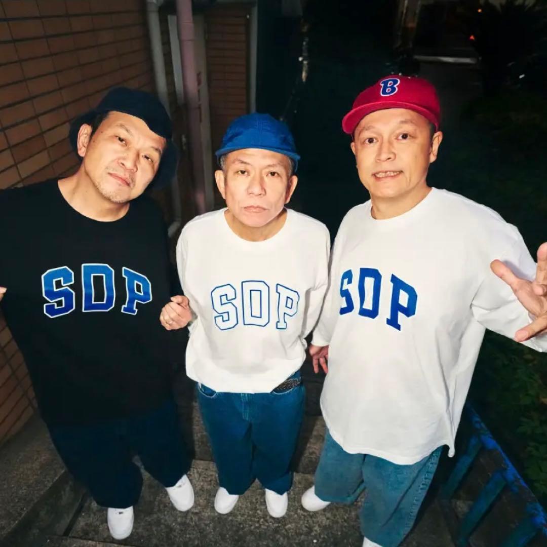 GAP x スチャダラパー アーチロゴ フード付きパーカー　黒　フーディー　S