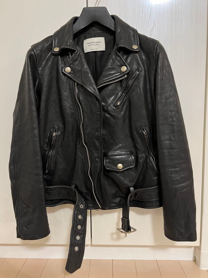 beautiful people ライダースジャケット　160