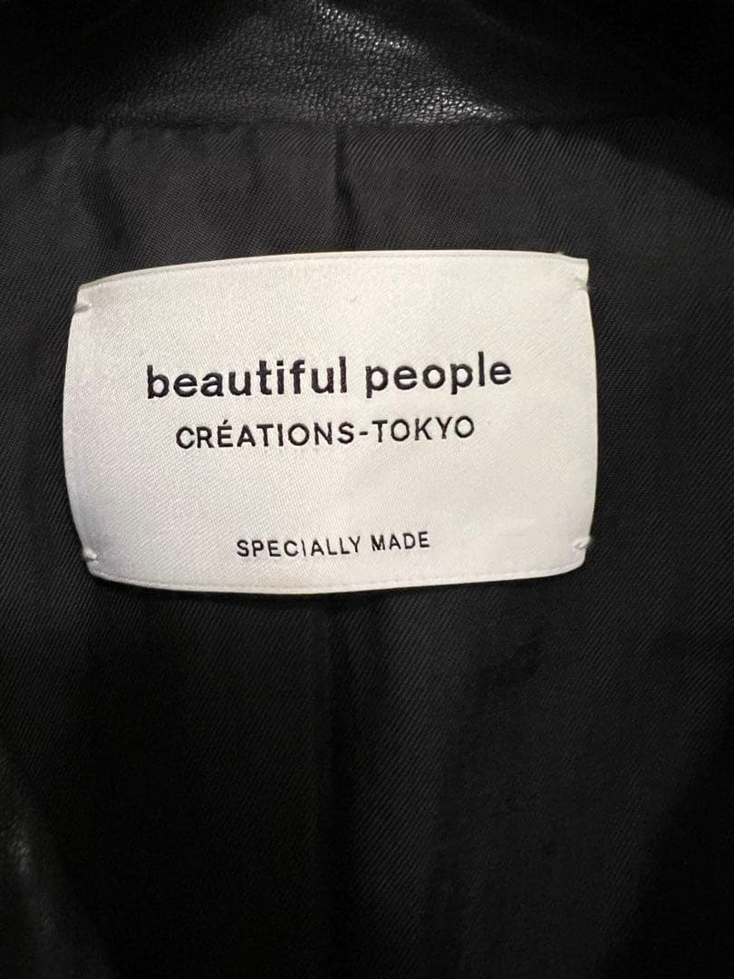 beautiful people ライダースジャケット　160