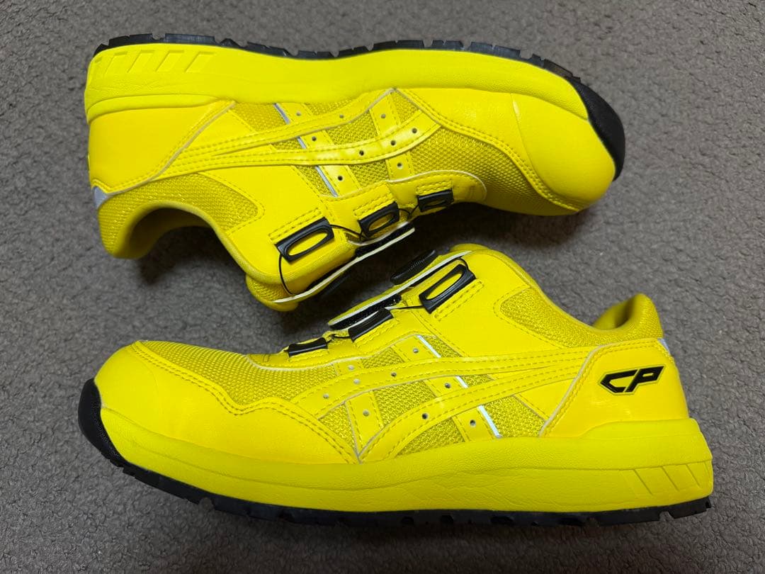 asics アシックス 安全靴 ウィンジョブ CP209限定 イエロー 25.5