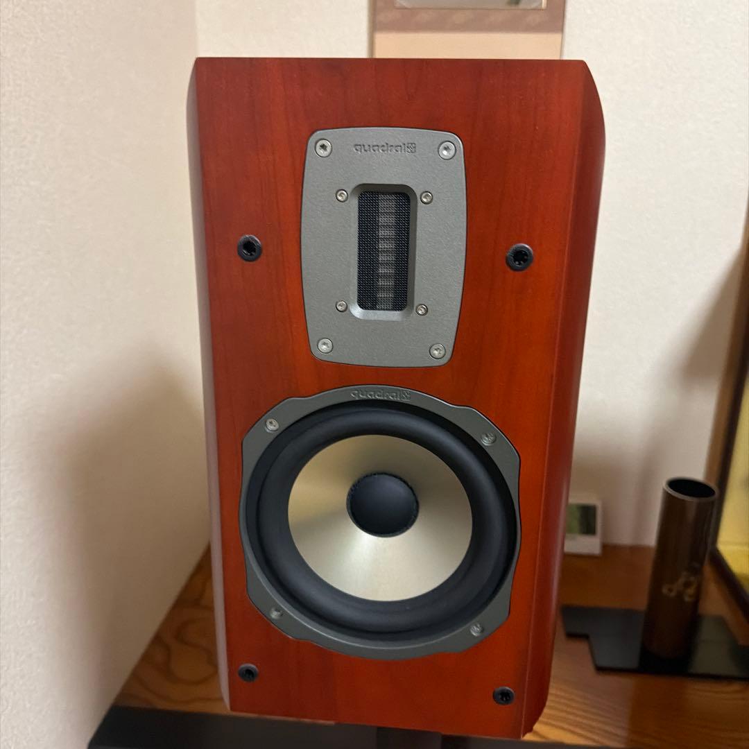 美品✨クアドラルロンドチェリー色　スピーカースタンドとスペーサー付き