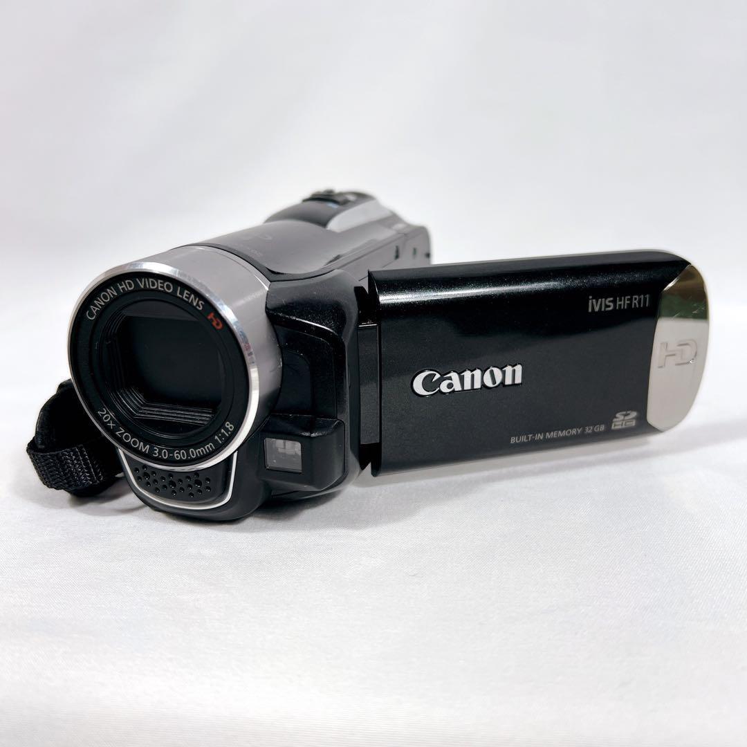 Canon キャノン　HD ビデオカメラ　ivis HF R11　ブラック