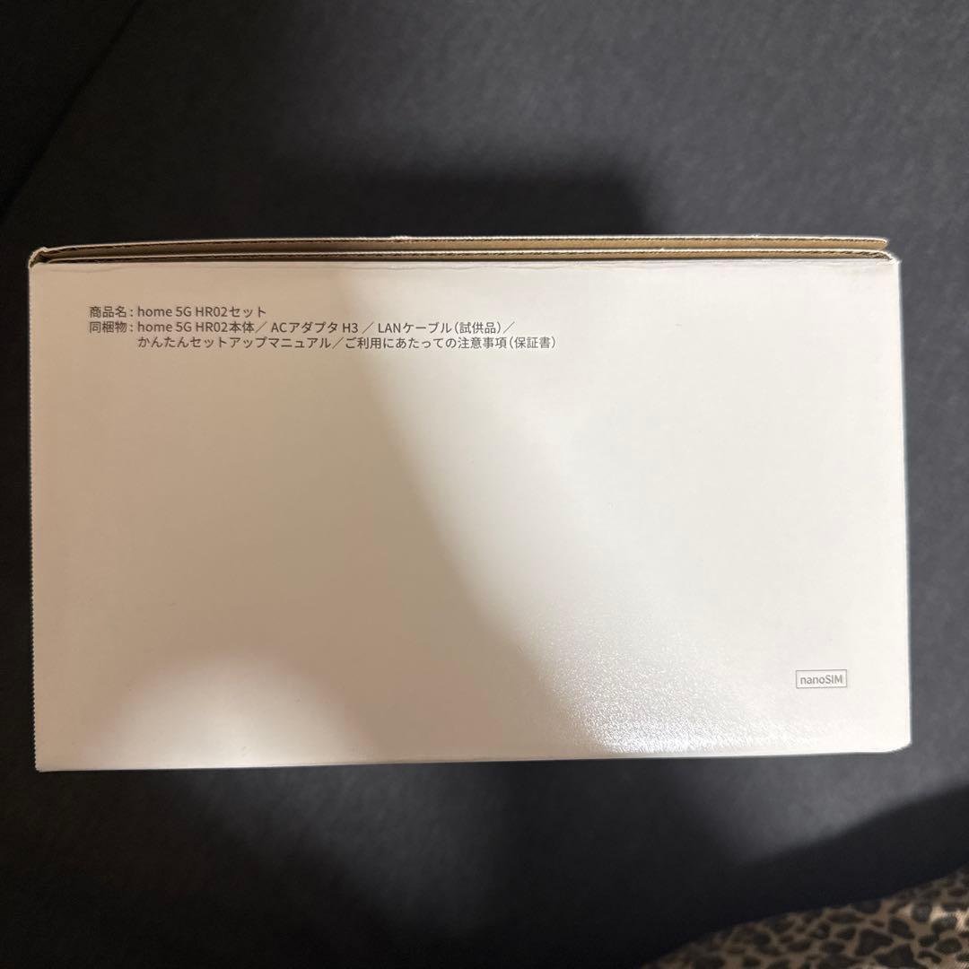 ルーター・ネットワーク機器 docomo  5G SHARP HR02