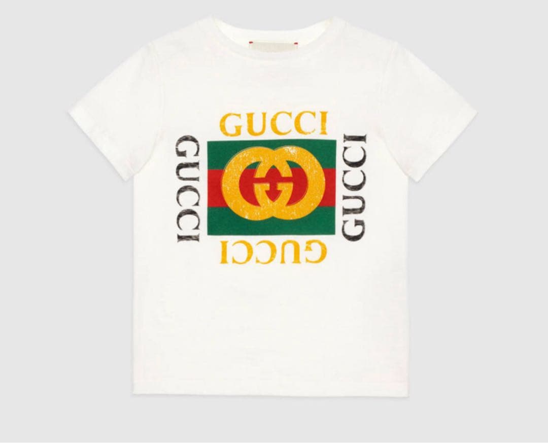 GUCCIチルドレンロゴTシャツ[10]