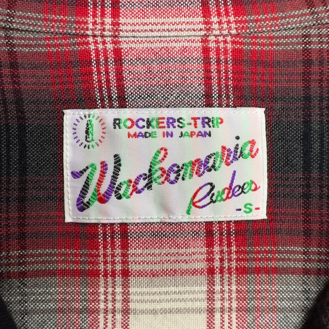 美品 WACKO MARIA ワコマリア レーヨン オープン カラー シャツ S