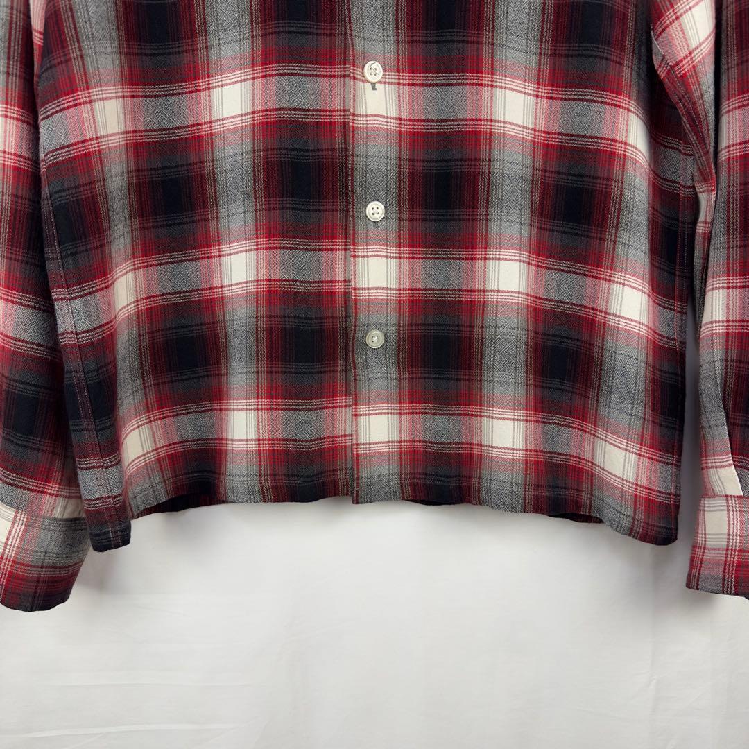 美品 WACKO MARIA ワコマリア レーヨン オープン カラー シャツ S