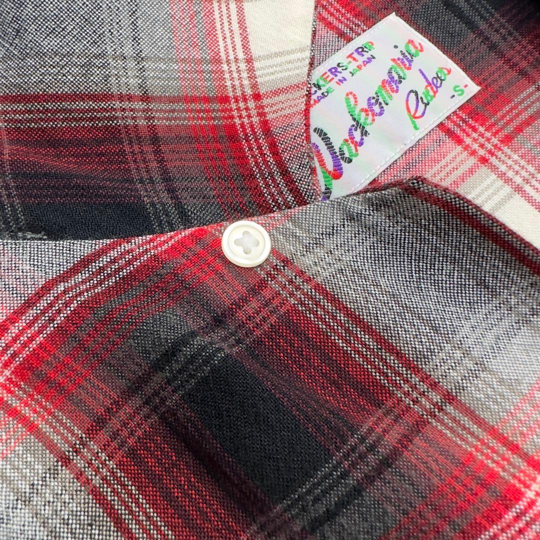 美品 WACKO MARIA ワコマリア レーヨン オープン カラー シャツ S