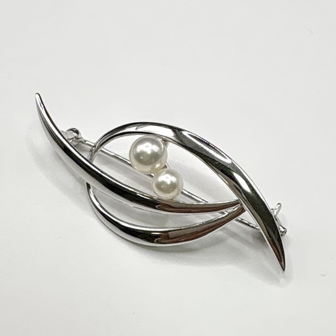 極美品✨皇室御用達 MIKIMOTO ミキモト アコヤ真珠 パール ブローチ