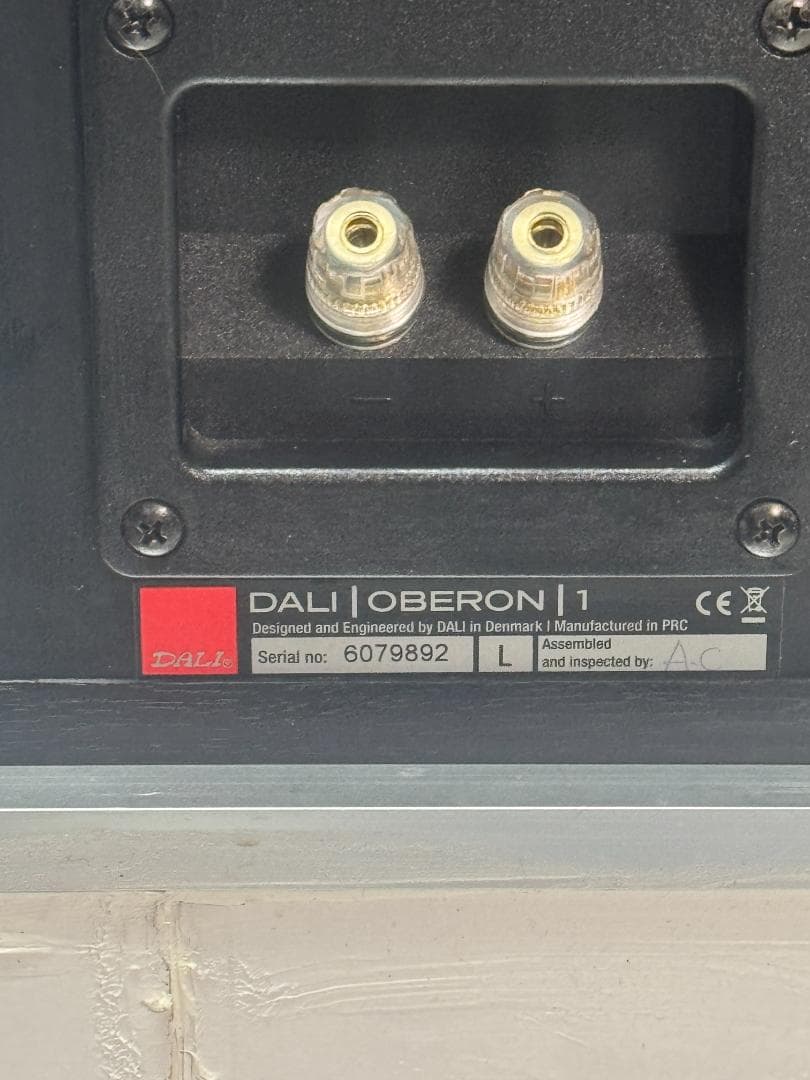 DALI OBERON 1 ブラックアッシュ ペア 中古美品 3/18までの特価