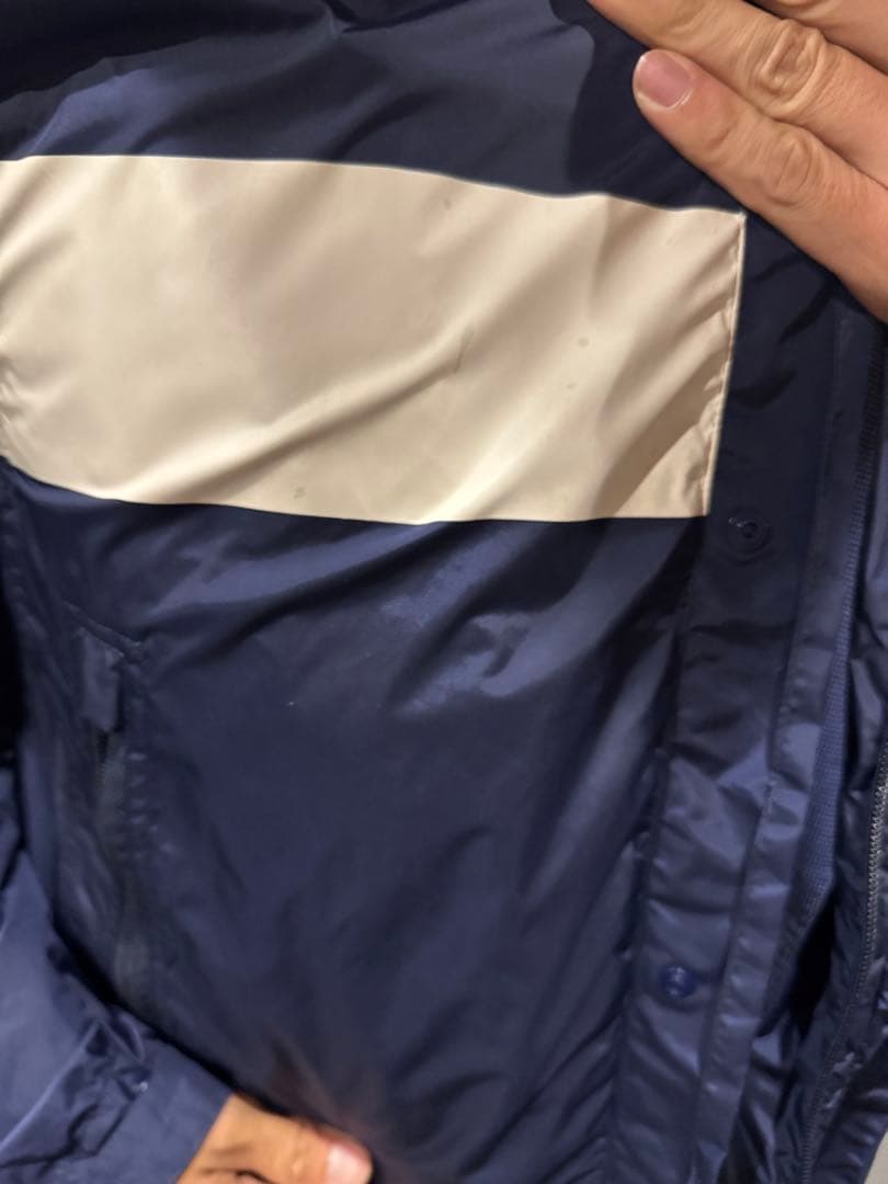 ②MONCLERナイロンジャケット ネイビー・ベージュ※モデル170cm