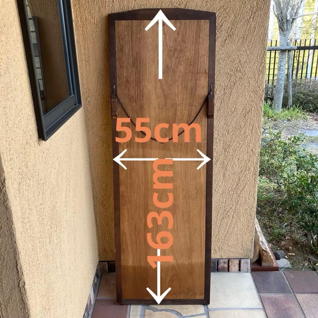 姿見、大型ミラー、鏡、木製枠