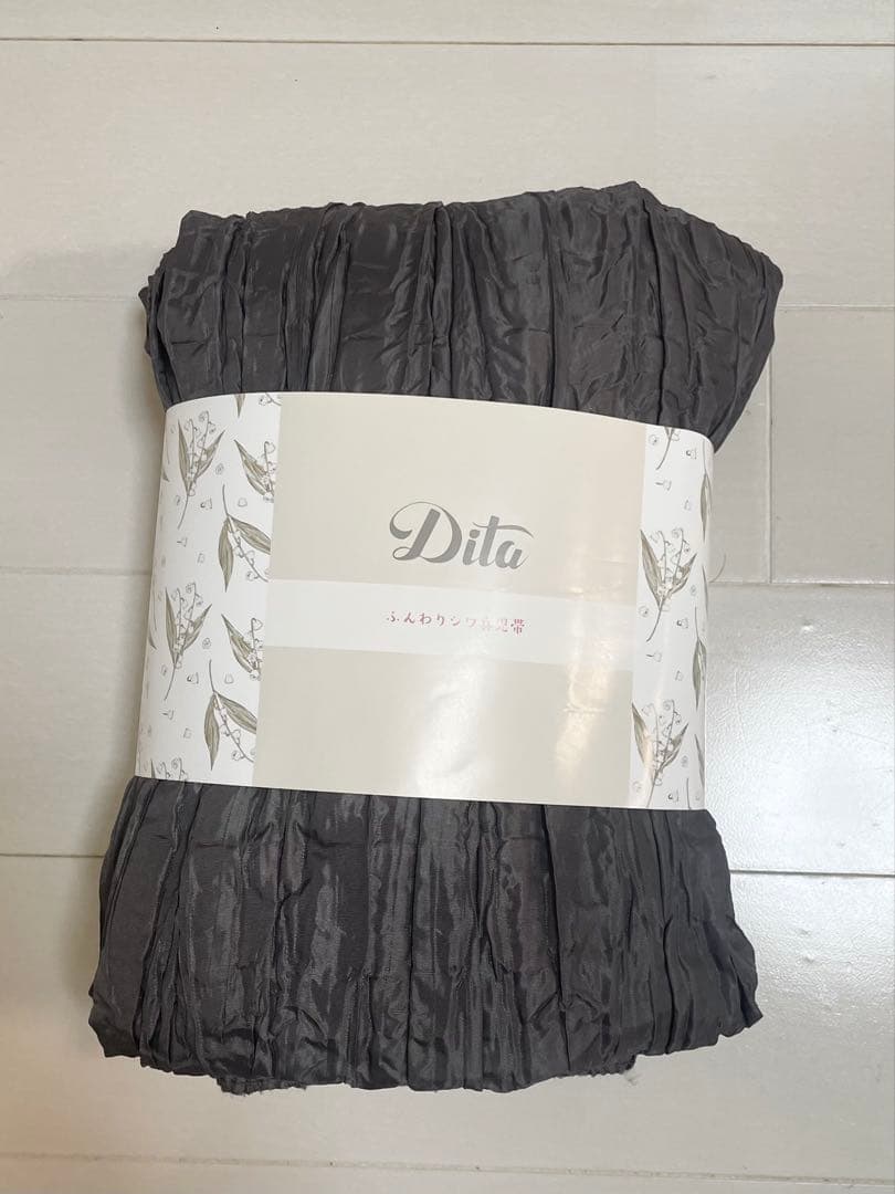 Dita 花柄浴衣　グレー帯　下駄　セット