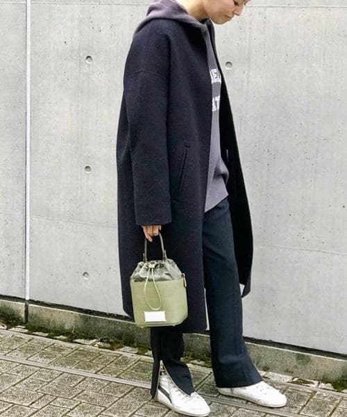 Deuxieme Classe CINOH ウールカシミアノーカラーコート