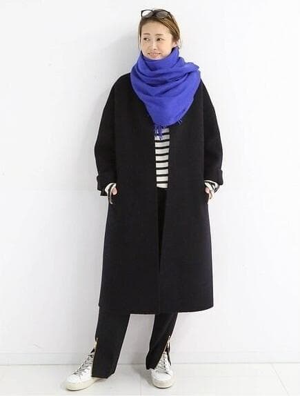 Deuxieme Classe CINOH ウールカシミアノーカラーコート