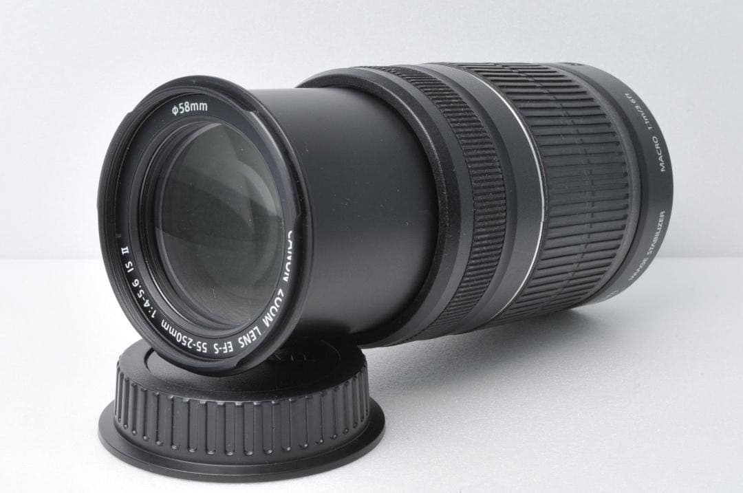 美品❣️望遠レンズ⭐️Canon EF-S 55-250mm IS Ⅱ