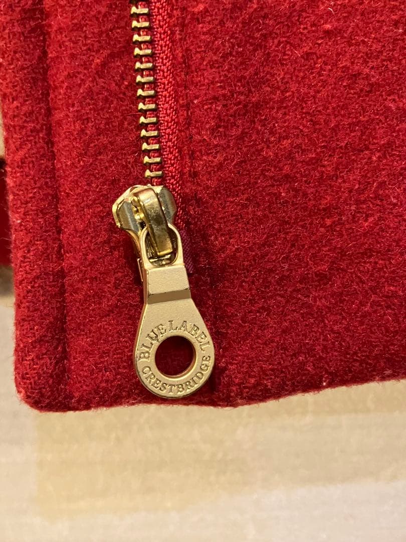 BLUE LABEL ダッフルコート レッド レディス