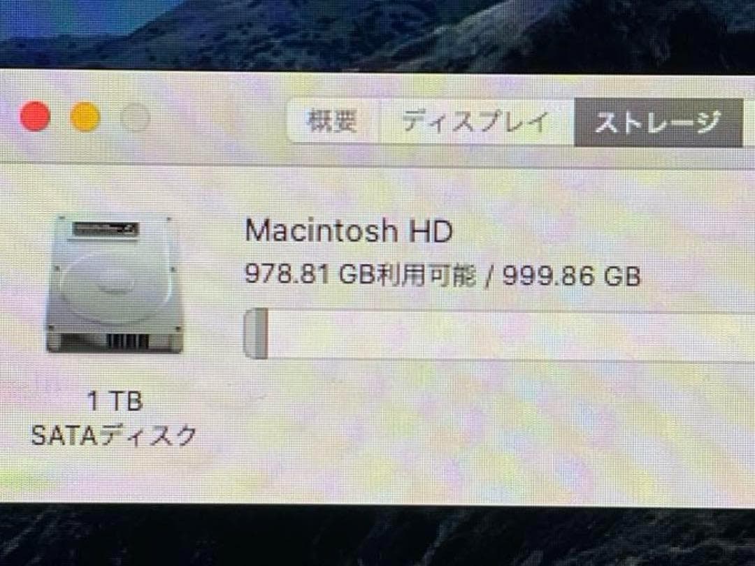 Apple iMac 21.5 2013 i5 8G 1T【カスタマイズ向け】2