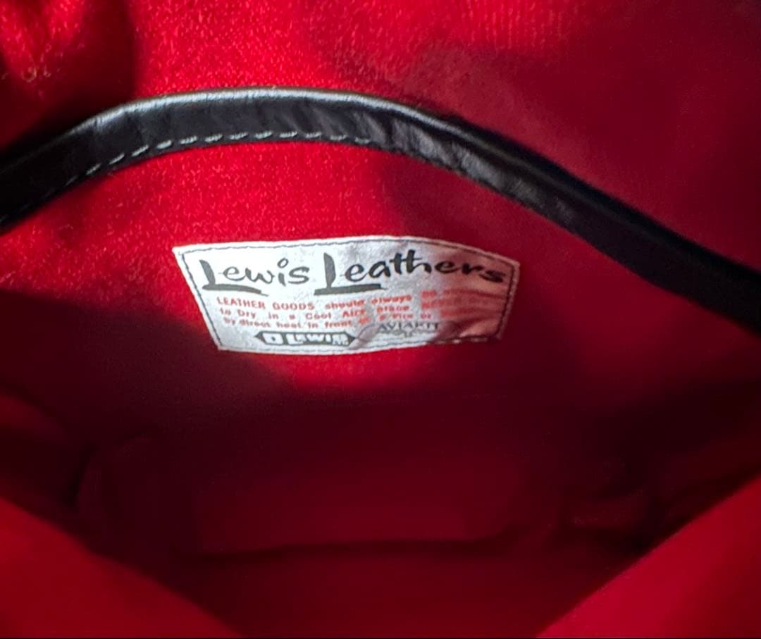 ルイスレザー ブロンクス バッグ サイクロン ライトニング 34 36 38