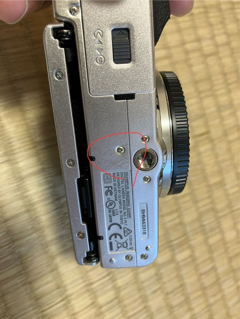 KRGMOLYMPUS PEN Lite E-PL7ボディシルバーレンズ無