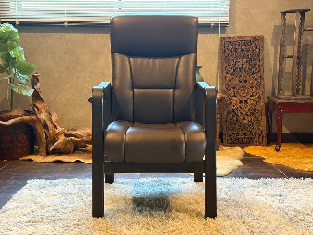 希少　フジファニチア　FUJIFUNITURE　リクライニングソファ　　nz