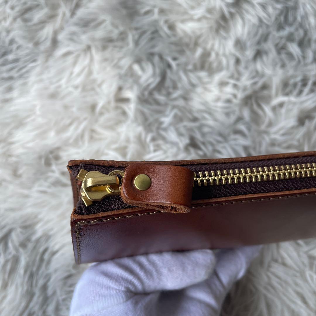 【極美品】オルガン Lジップ 長財布