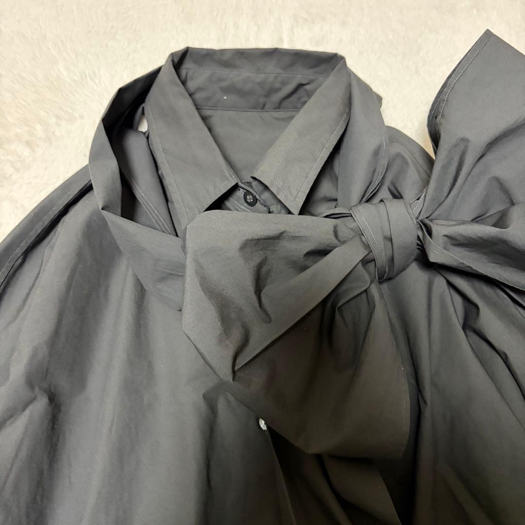 近年ウィムガゼット　タイプライターボウタイブラウスオーバーサイズドルマンスリーブ