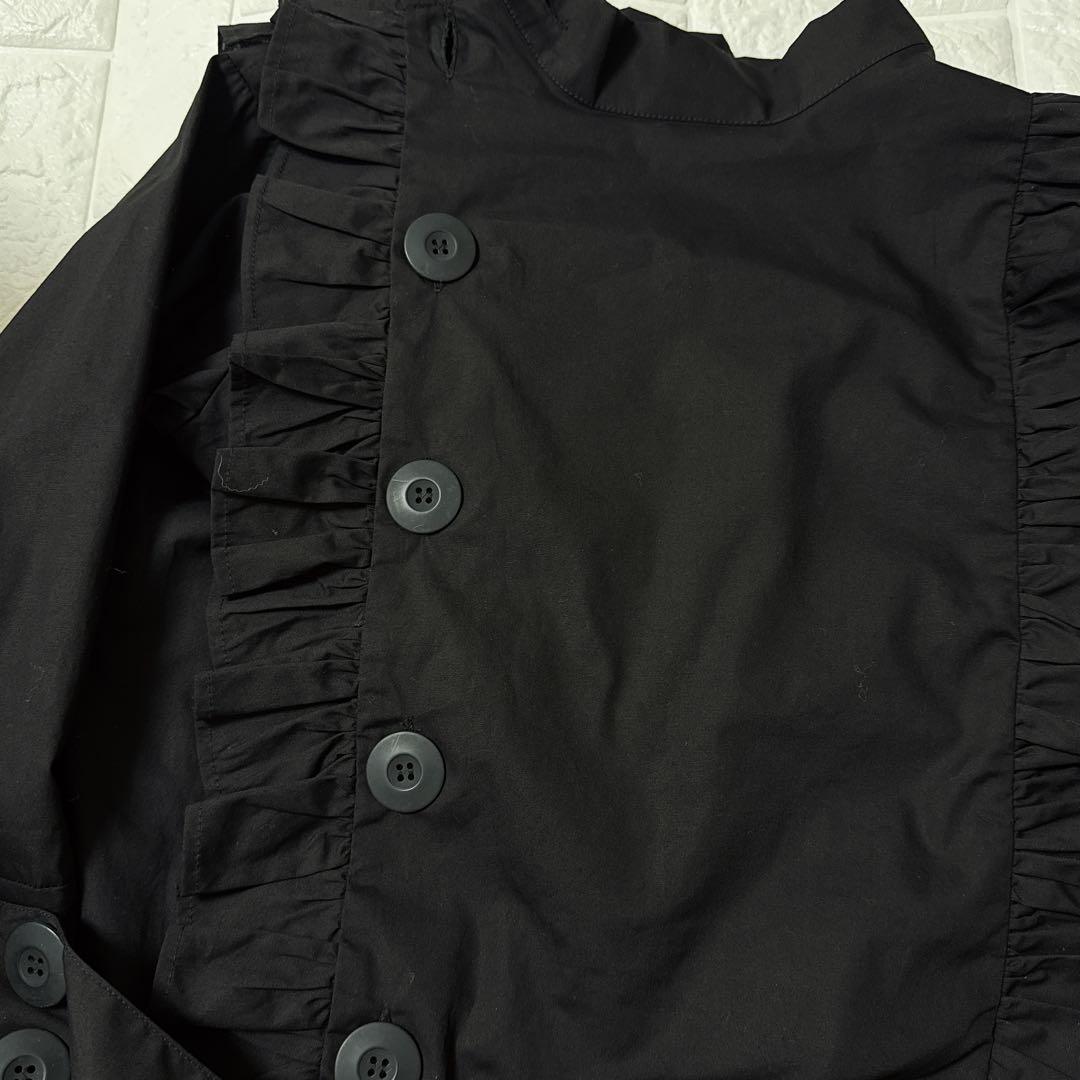トップス theredthread button frill blouse