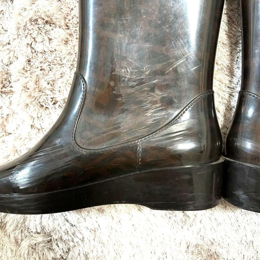 ✨美品✨ FENDI フェンディ レインブーツ 長靴 ズッカ柄 24.5 38