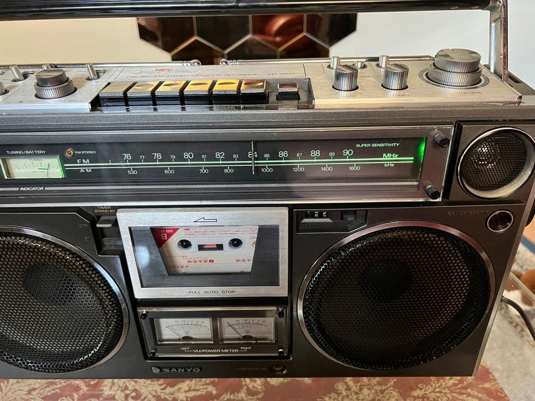 希少SanyoサンヨーMR-9600ラジカセ昭和レトロメンテナンス済み中古美品