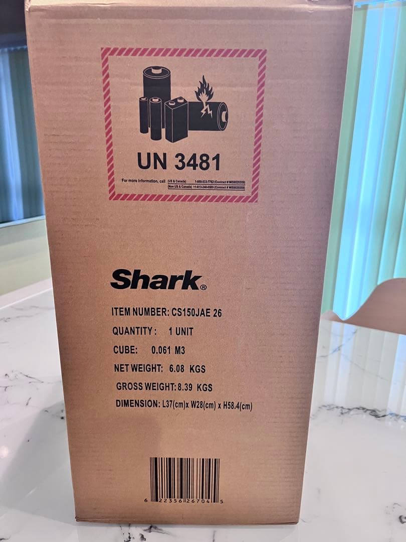 【新品未未開封】Shark コードレススティッククリーナー CS150JAE