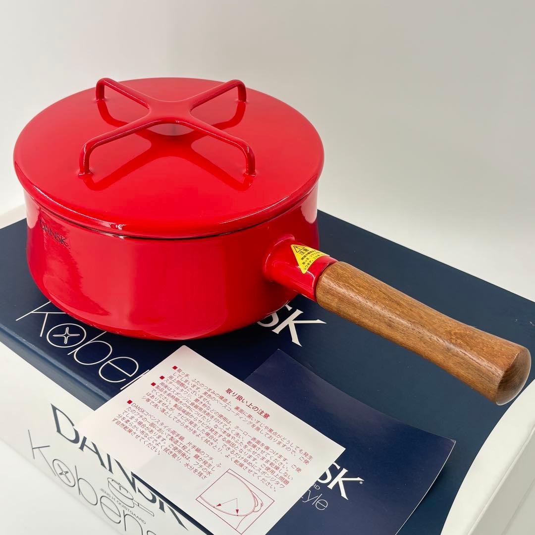 DANSK ダンスク コベンスタイル 片手鍋　レッド　 未使用