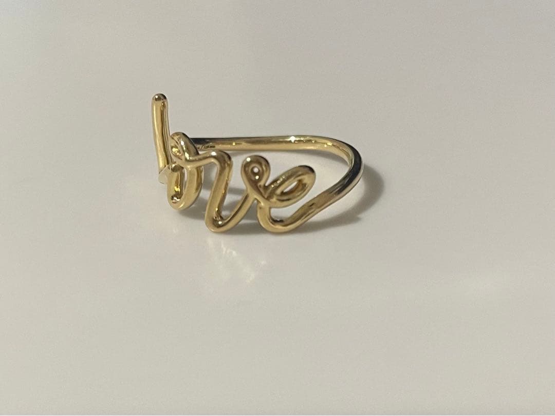 TIFFANY & CO. ラブリング スモール 13号 イエローゴールド