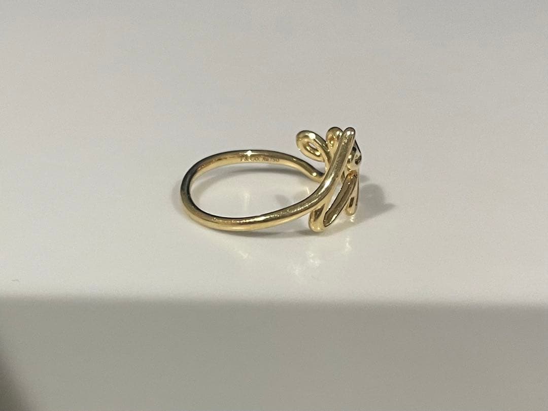TIFFANY & CO. ラブリング スモール 13号 イエローゴールド