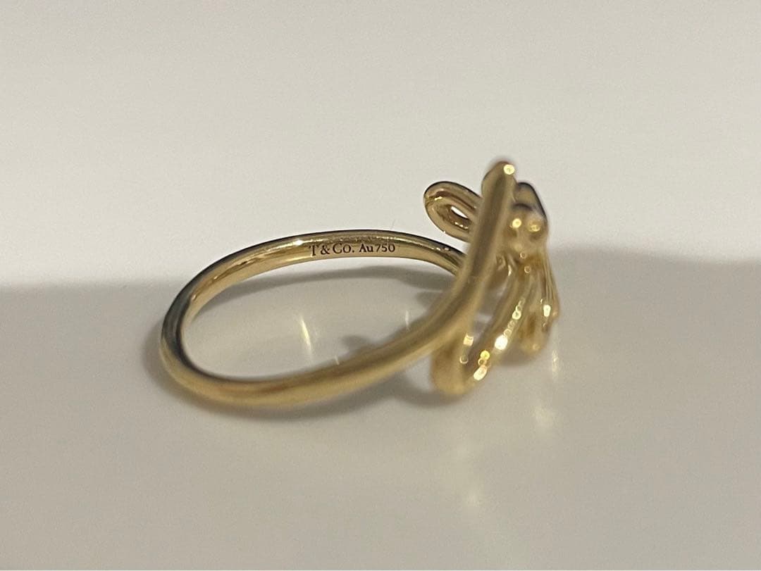TIFFANY & CO. ラブリング スモール 13号 イエローゴールド
