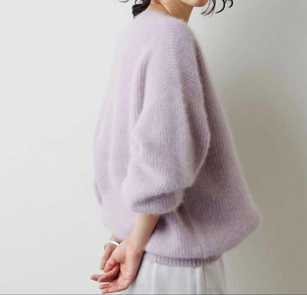 Whim Gazette ファー ニット ふわふわプルオーバー