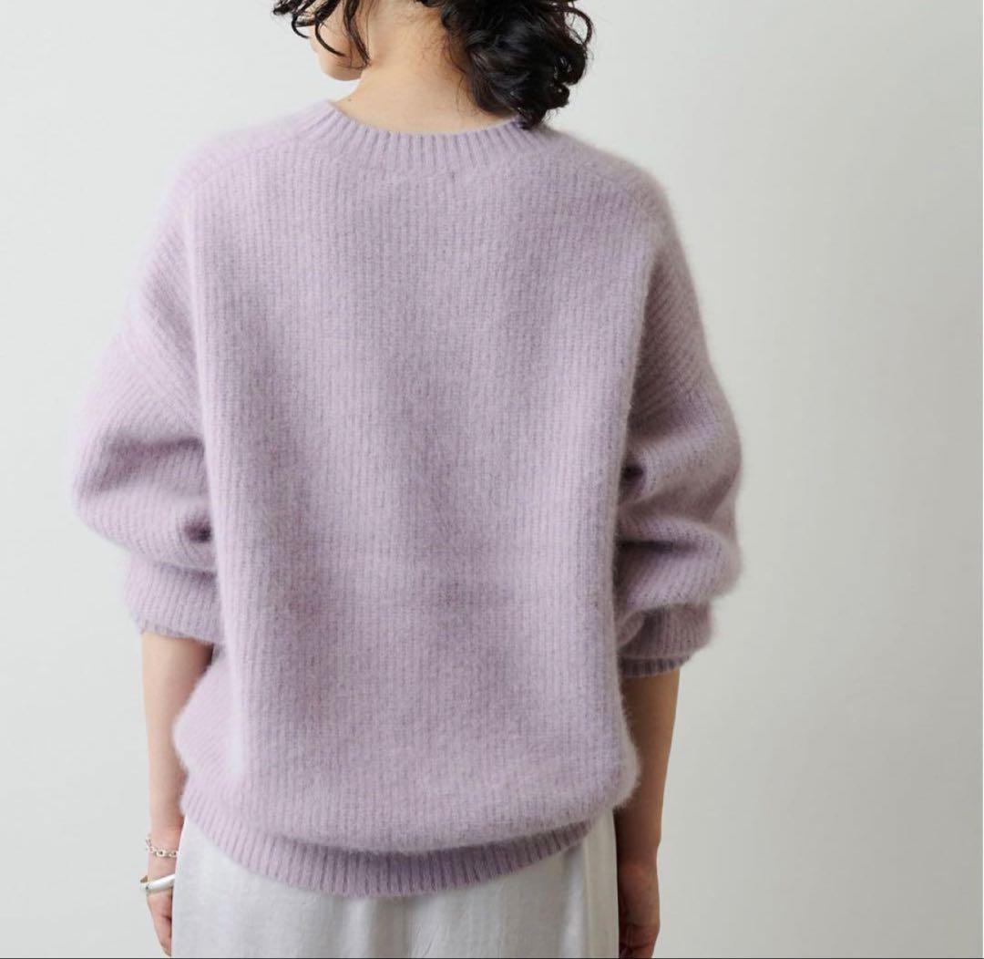 Whim Gazette ファー ニット ふわふわプルオーバー