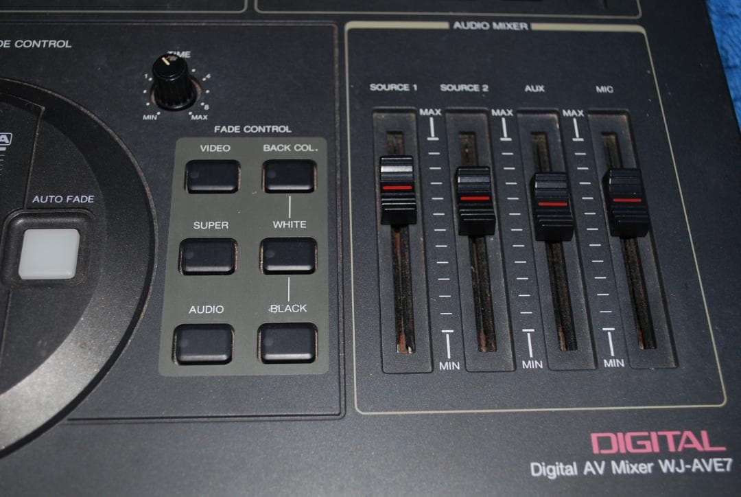 PanasonicデジタルAVミキサーWJ-AVE7中古ジャンク品の出品です。