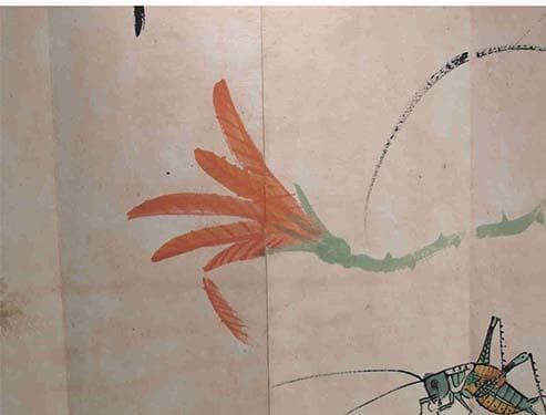 中国近時代の紙本　王雪濤　斉白石？激安骨董　貴重品 古美術DE338B13-4