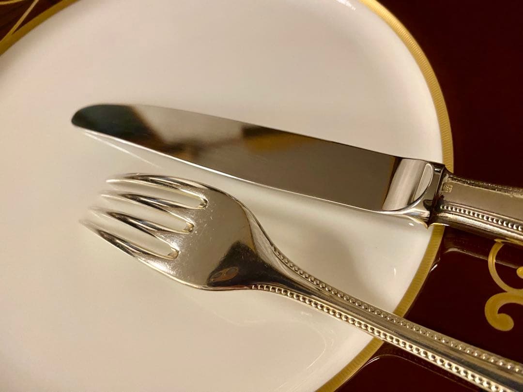 【spaceさま専用商品】クリストフル パール ナイフ・フォーク ペアセット