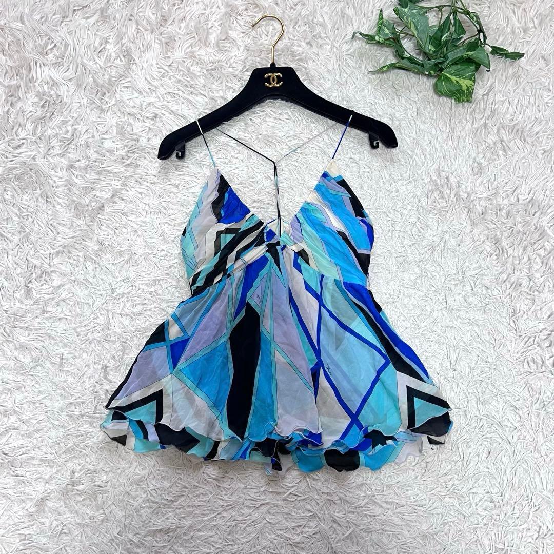 EMILIO PUCCI エミリオプッチ シルク キャミソール トップス