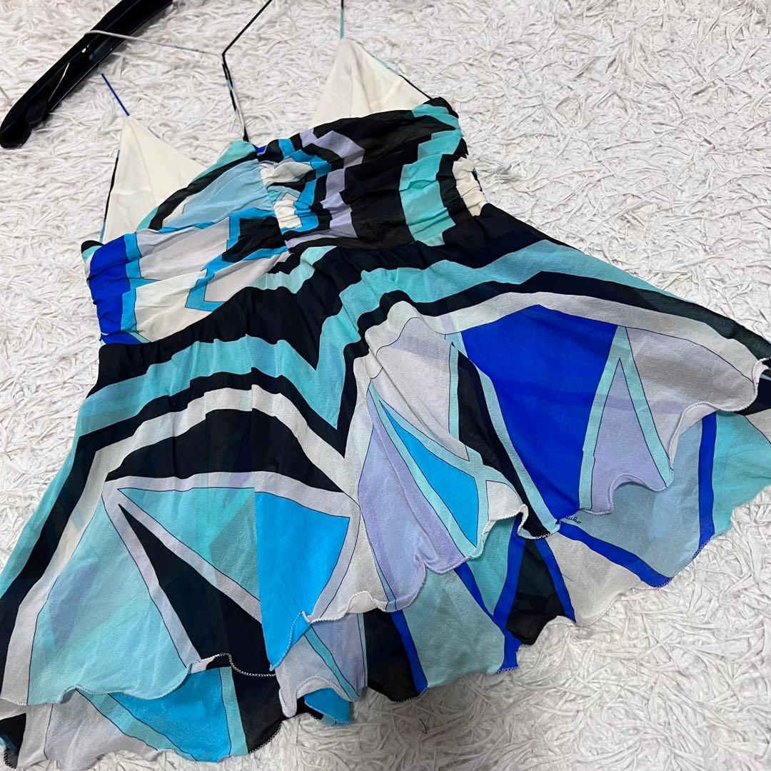 EMILIO PUCCI エミリオプッチ シルク キャミソール トップス